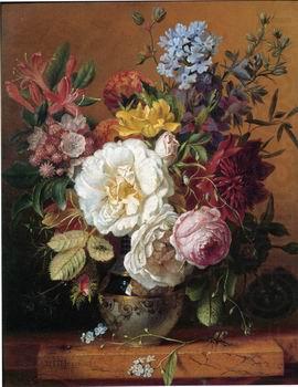 unknow artist Floral, beautiful classical still life of flowers.138